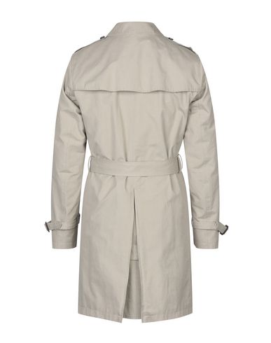 Man Overcoat & Trench Coat Light grey Size 44 Cotton, Polyester, Polyamide