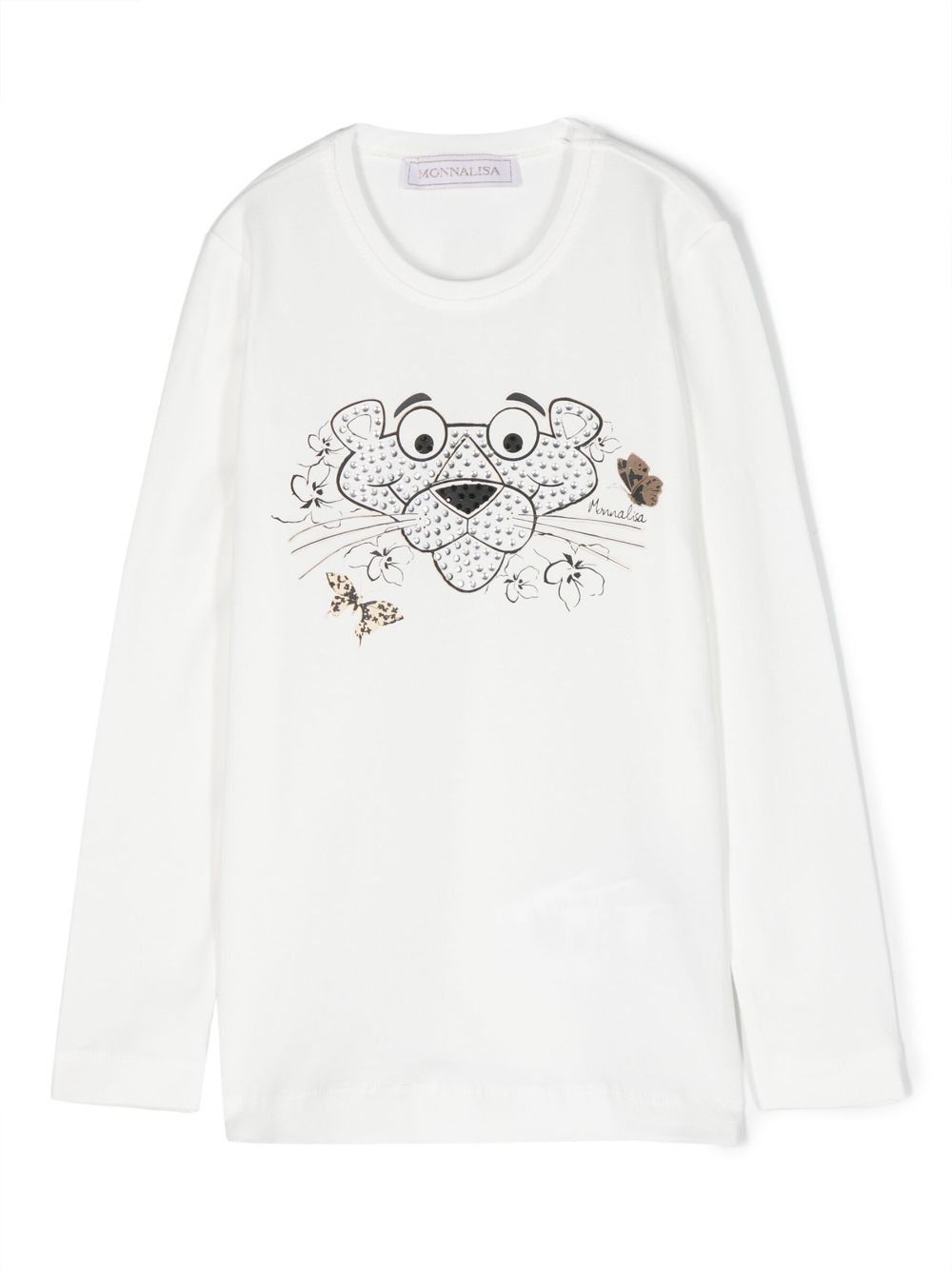 Pink-Panther long-sleeve T-shirt - Black