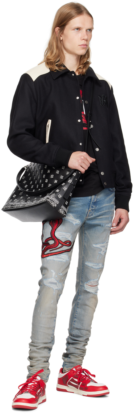 AMIRI Blue Red Poison Archival Jeans