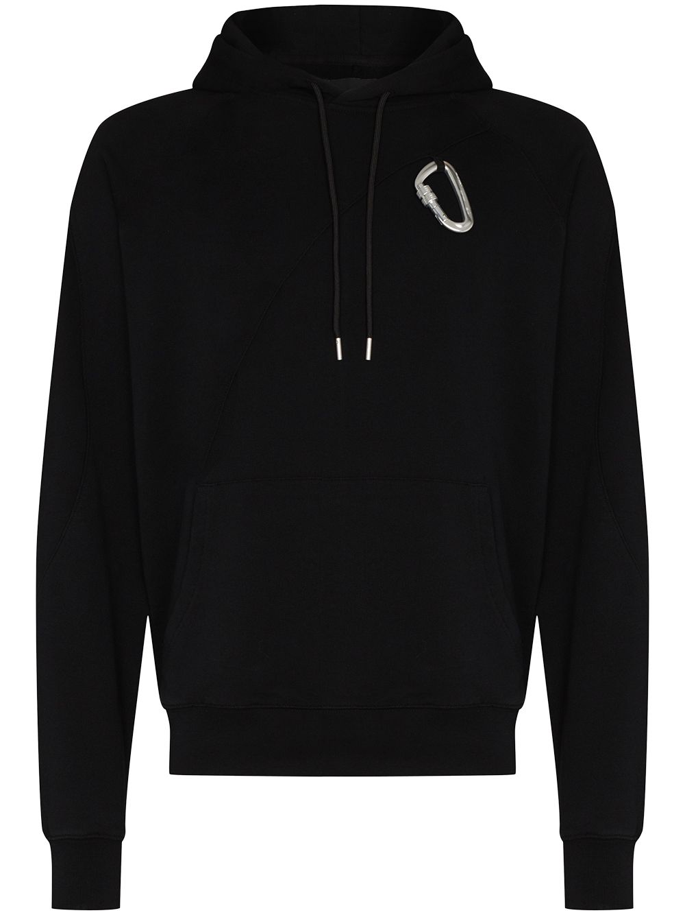 Carabiner cotton hoodie