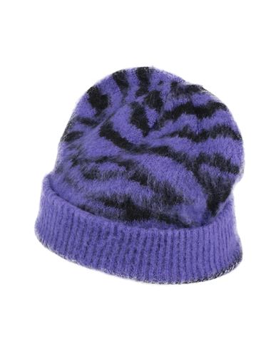 Woman Hat Purple Size ONESIZE Synthetic fibers, Wool, Acrylic, Mohair wool, Cashmere