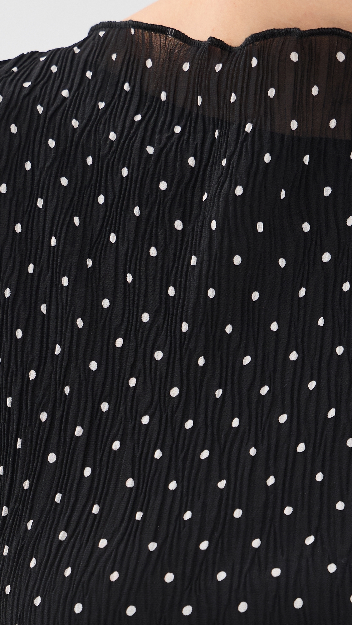 Mariner Mini Dress NOIR POLKA