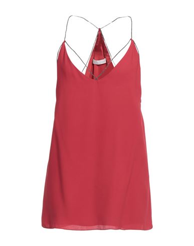 Fabiana Filippi Woman Top Red Size 4 Viscose, Ecobrass