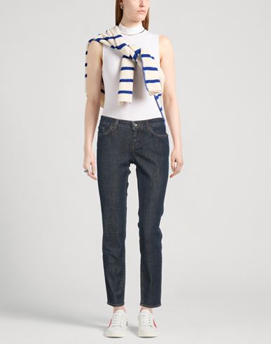 Dolce & gabbana Woman Jeans Blue Size 0 Cotton, Elastane