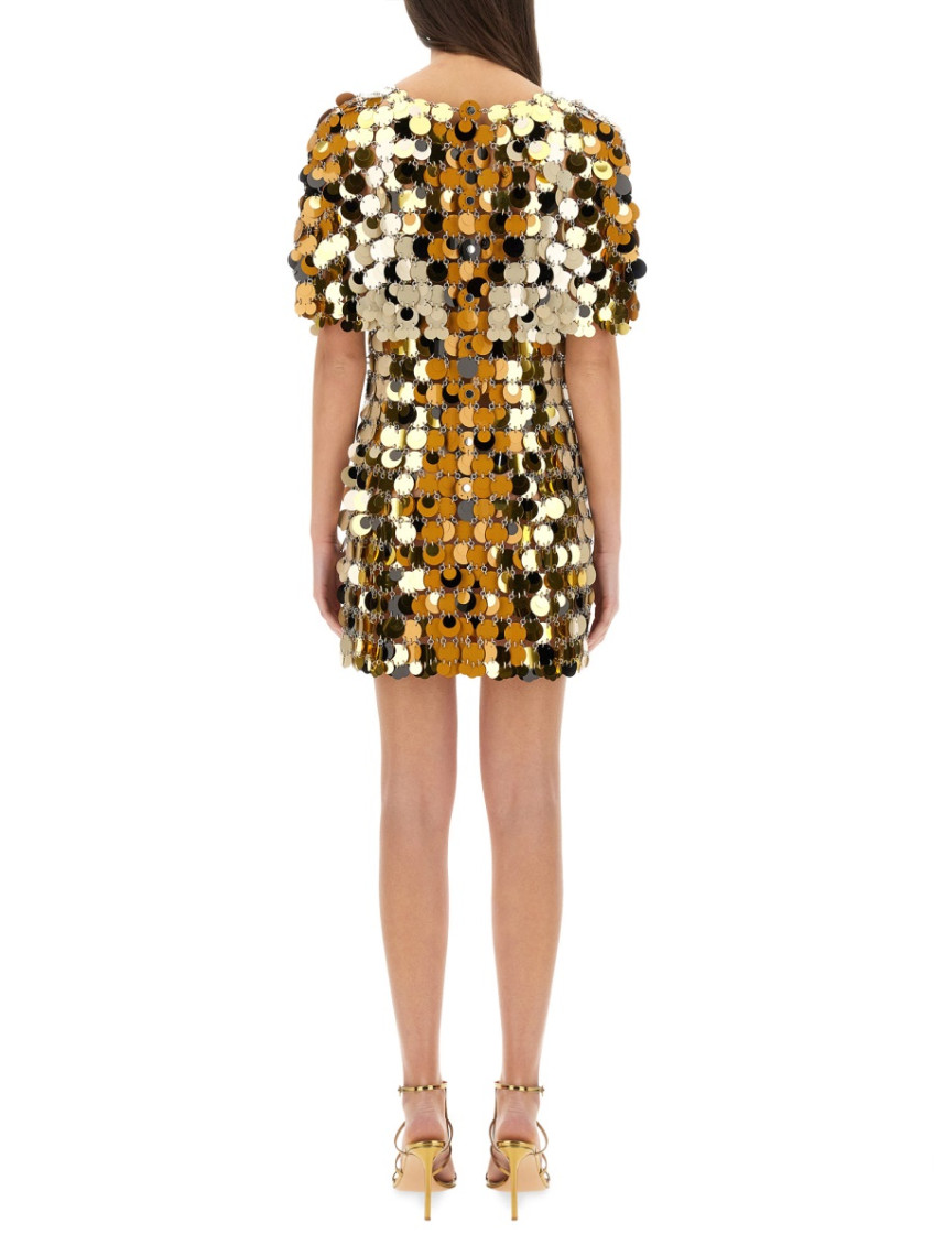 "Sparkle Discs" Mini Dress