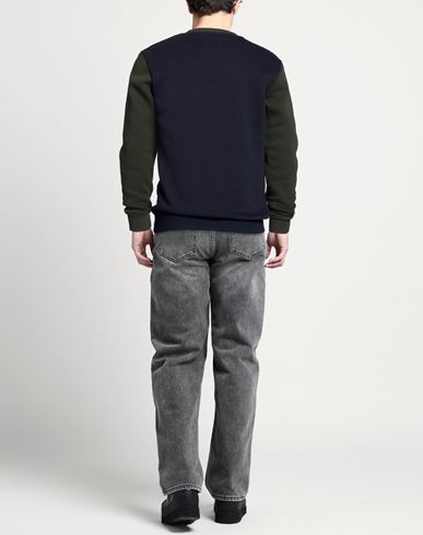 Man Sweatshirt Military green Size L Cotton, Polyester