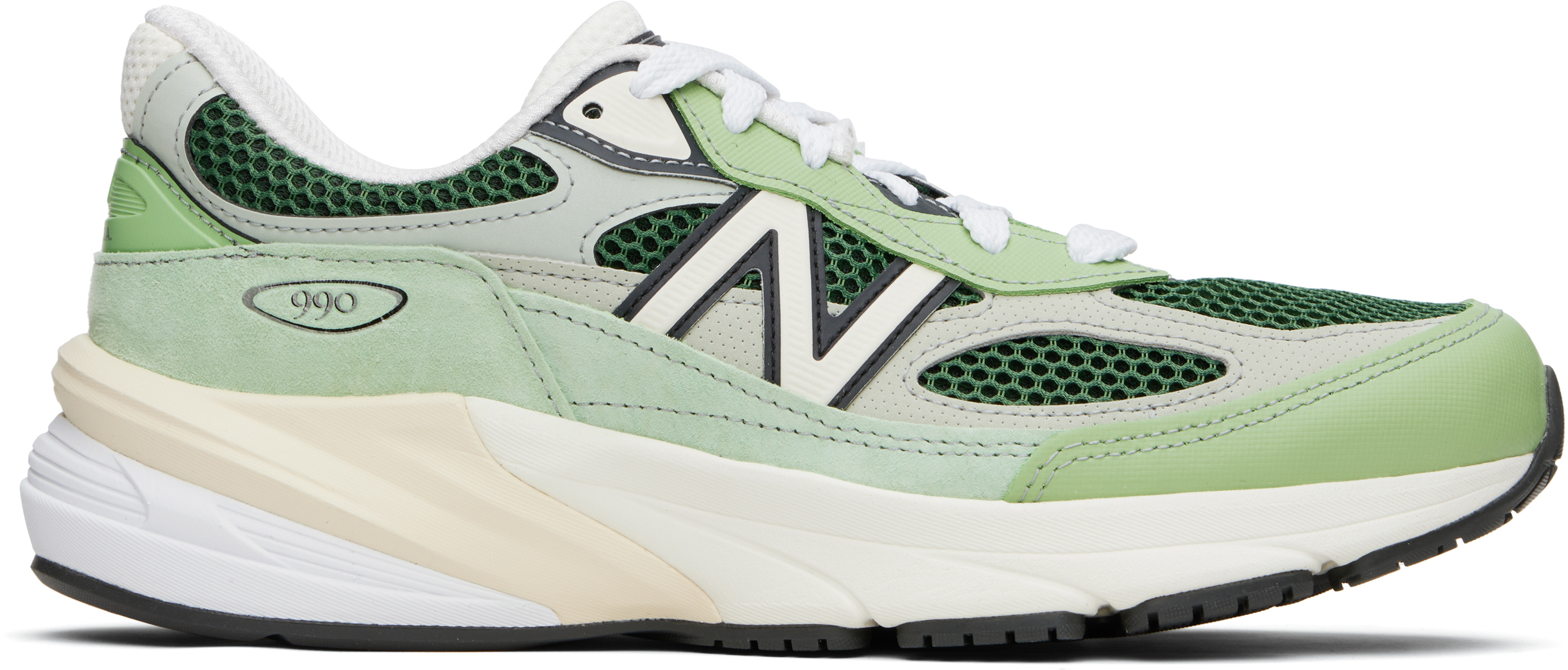 Green 'Made in USA' 990v6 Sneakers