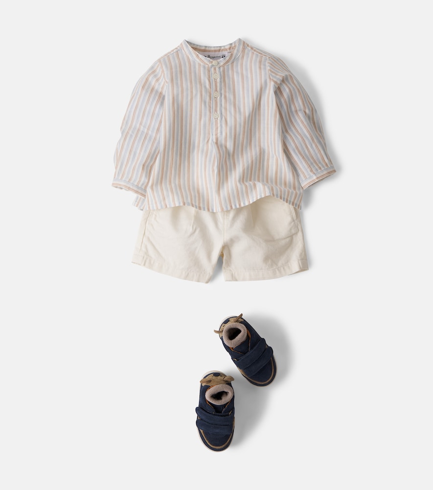 Baby Polisson striped cotton shirt