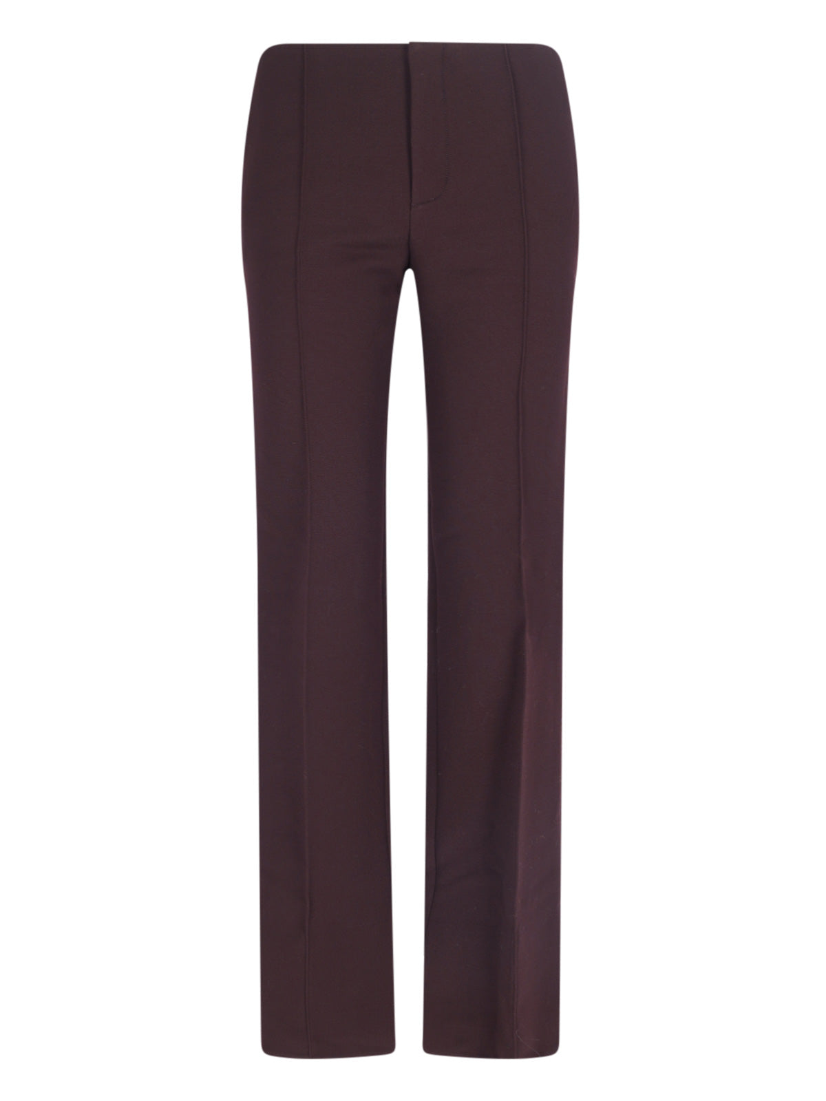Chloé Tailored Virgin Wool Trousers with Lined Pockets