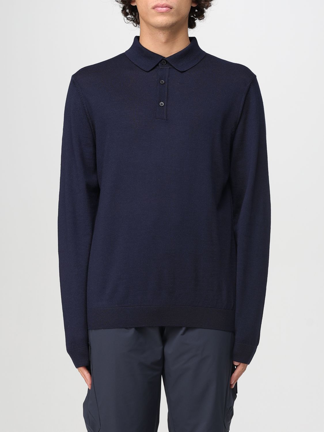 Polo Shirt Men color Blue