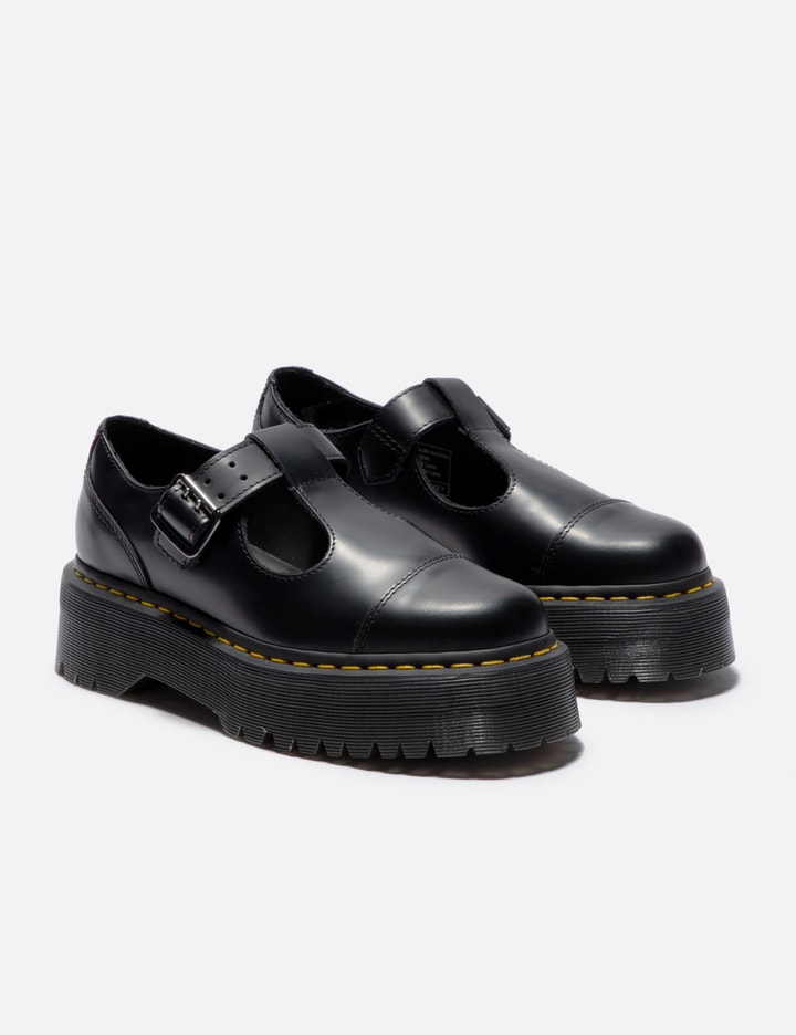 Bethan Polished Smooth Leather Platform Shoes
