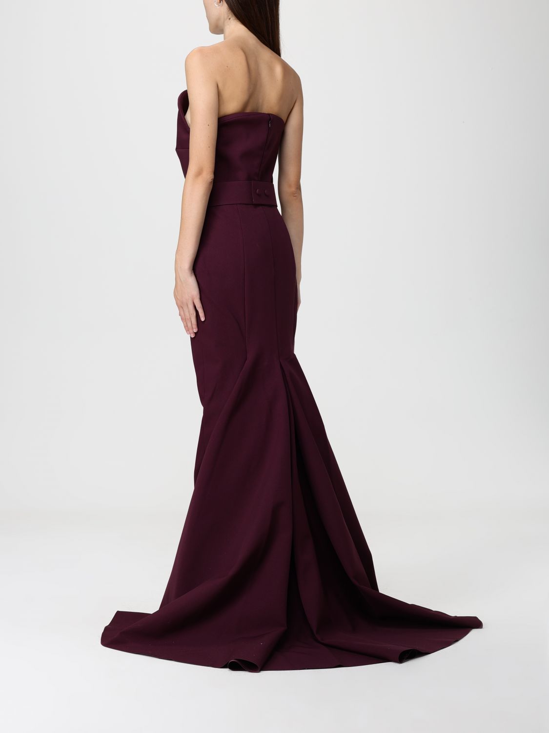 Dress Woman color Burgundy