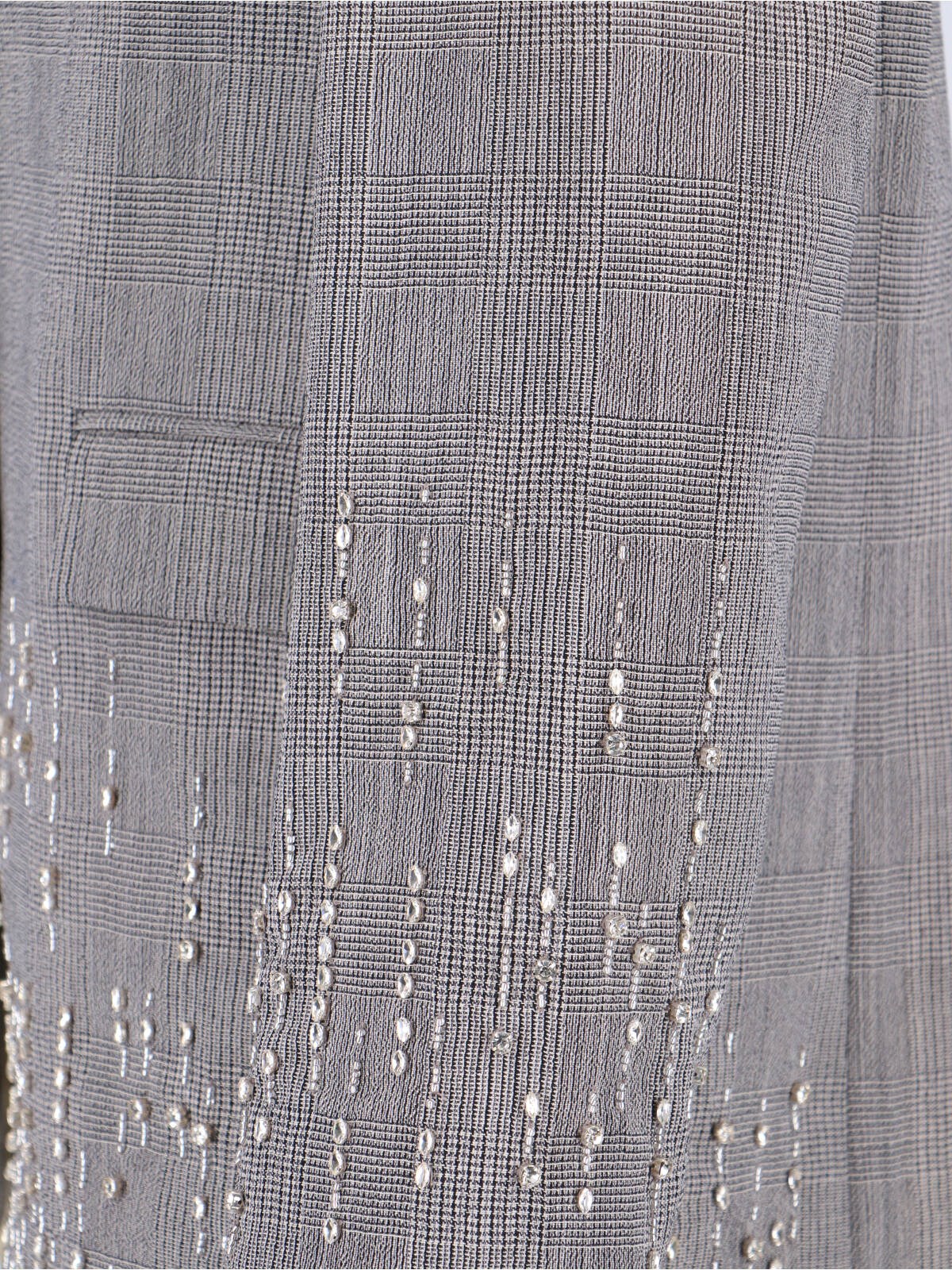Crystal Single-Breasted Blazer