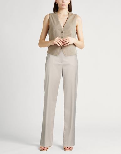 Woman Pants Beige Size 4 Polyester, Viscose, Elastane