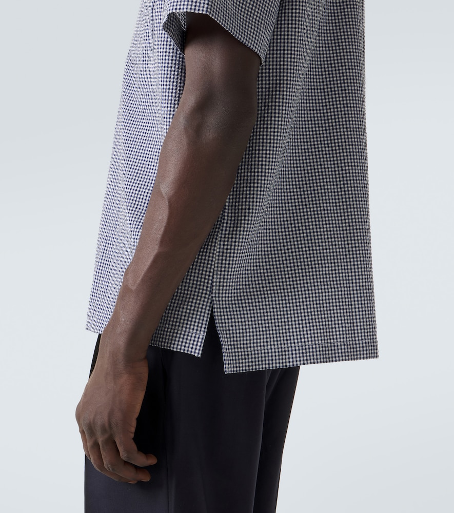 Gingham cotton shirt