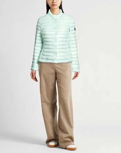 Woman Puffer Turquoise Size 6 Polyester