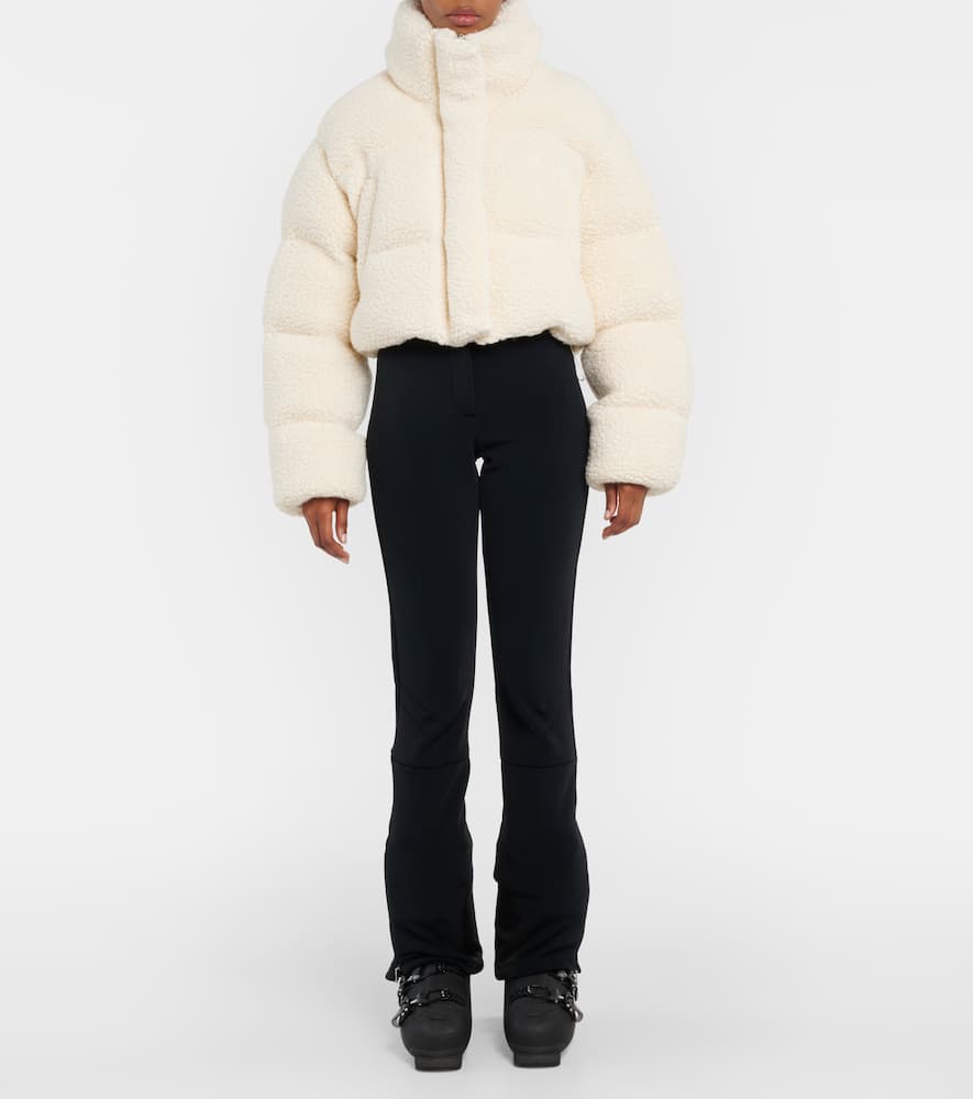 Kozzy cropped wool-blend puffer jacket
