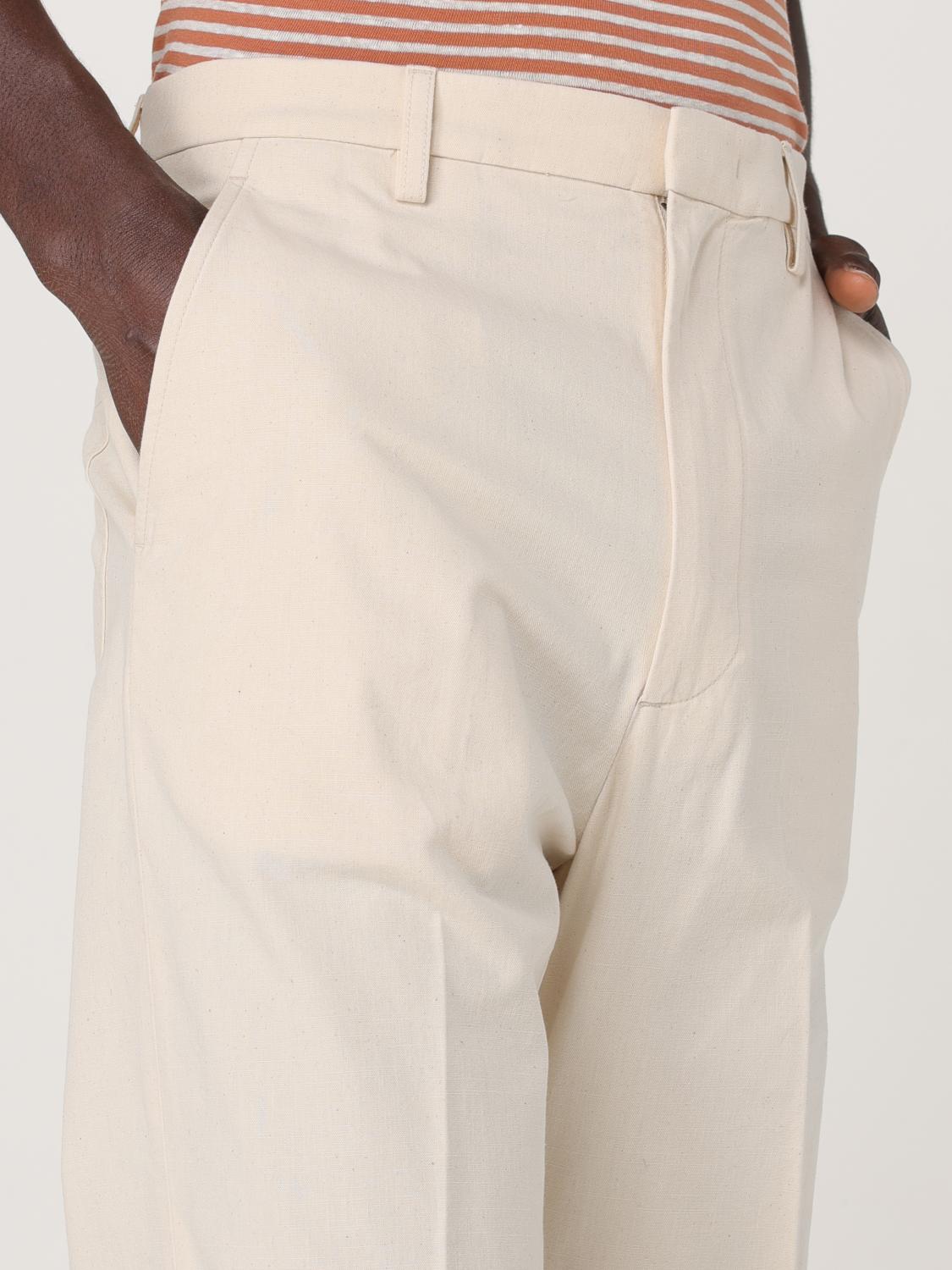 Pants Men color Ecru