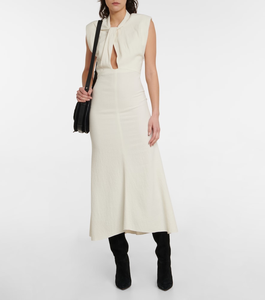 Rabea crêpe midi dress