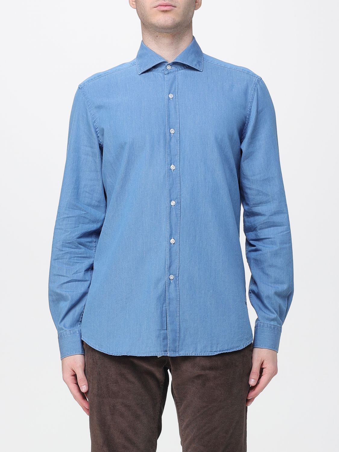 Shirt Men color Blue