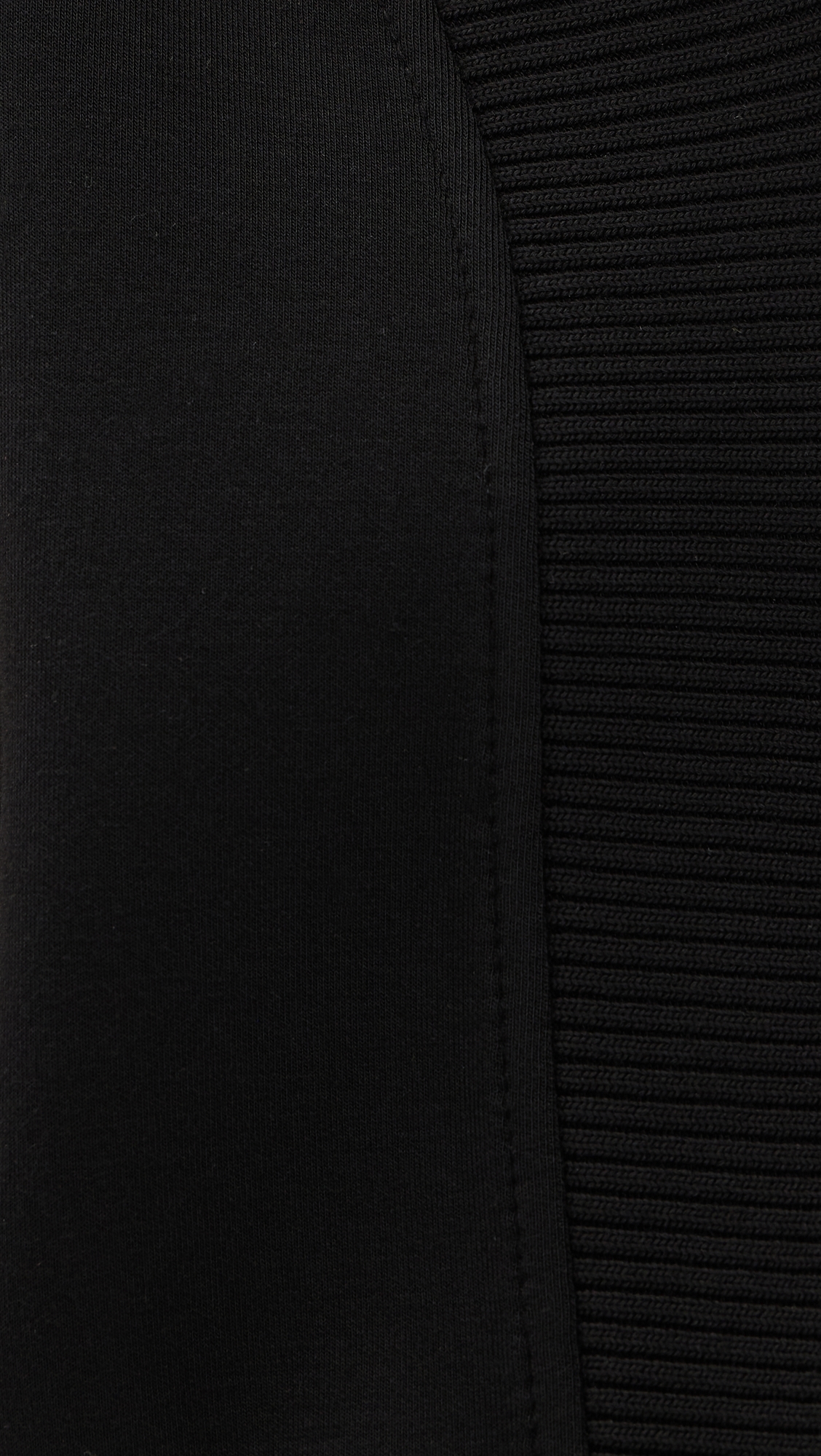 Polyanna Half Zip Dress Black