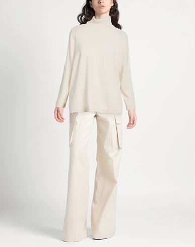 Woman Turtleneck Ivory Size 0 Wool, Cashmere