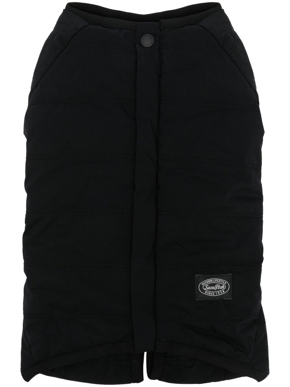 Logo-patch dog parka