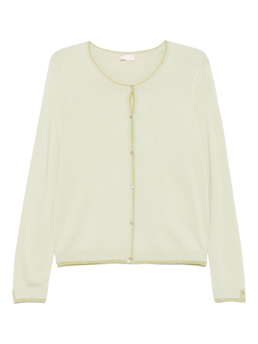 LIU JO fine-knit cardigan - Green