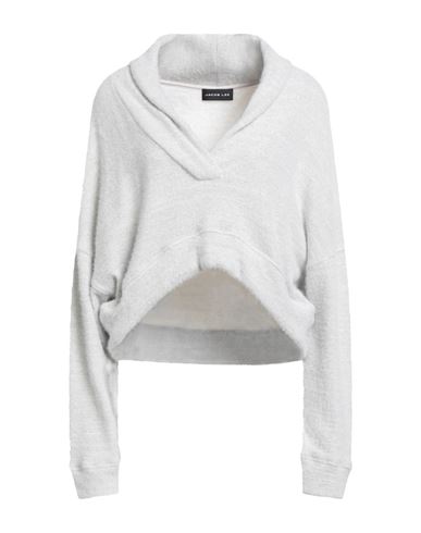 Woman Sweatshirt Light grey Size S Nylon, Organic cotton
