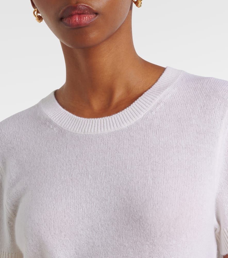 Knitted cashmere T-shirt