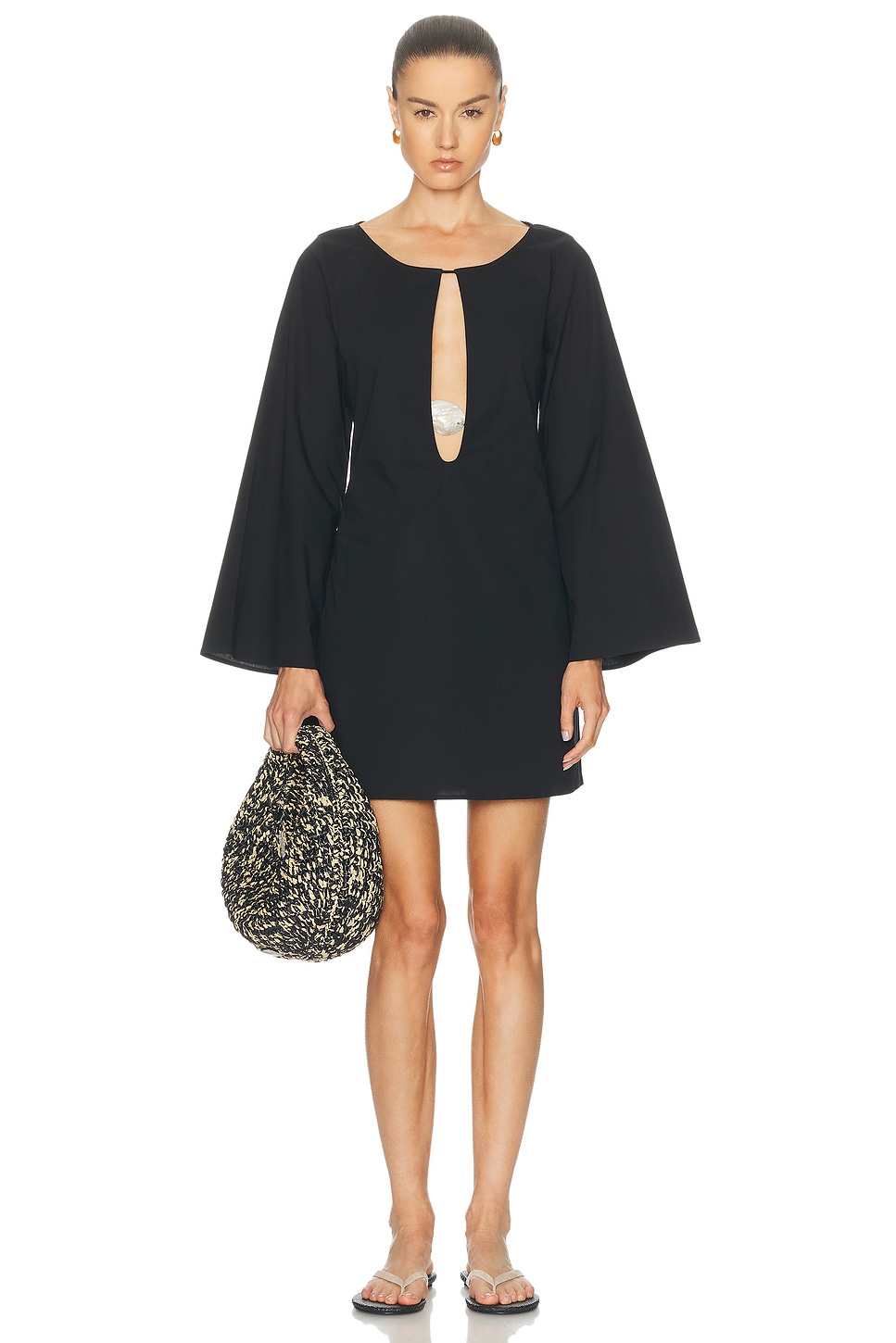 Marlies Grace Ocean Mini Dress in Black - Black. S also in