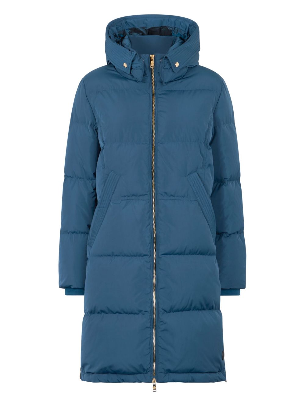 Hooded puffer coat - Blue