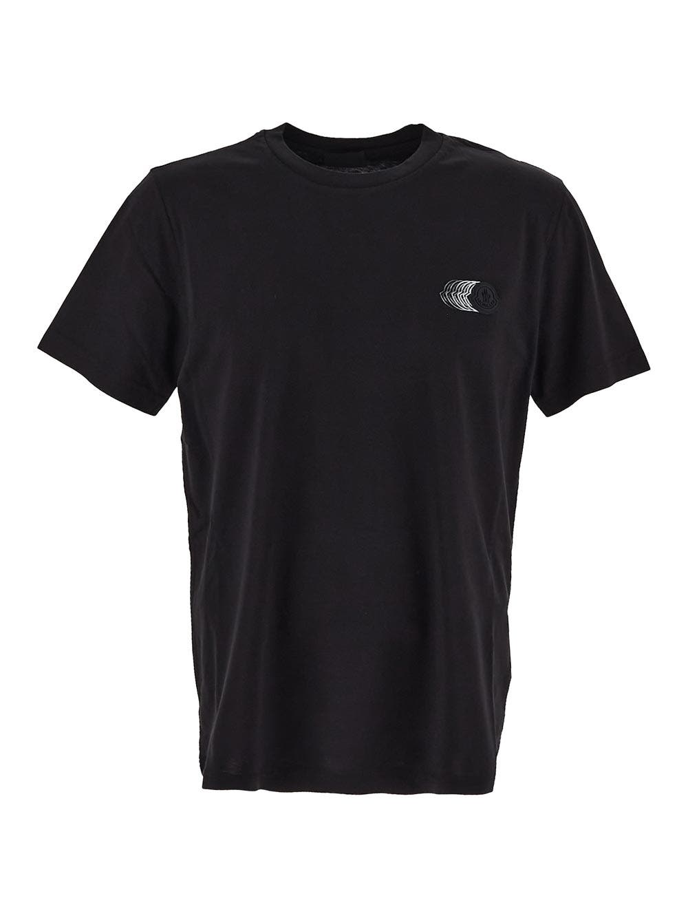 Men's Large Logo T-Shirt in Black, Size X-Small