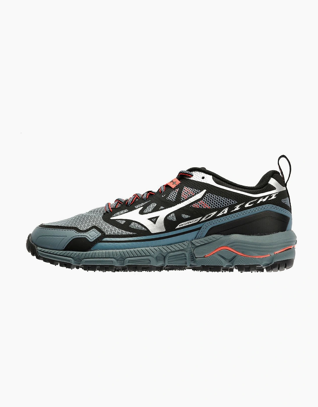 Women's Mizuno Wave Daichi LS Stormy Weather/Silver Trainers - Grey