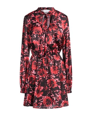 Woman Mini dress Red Size 4 Polyester