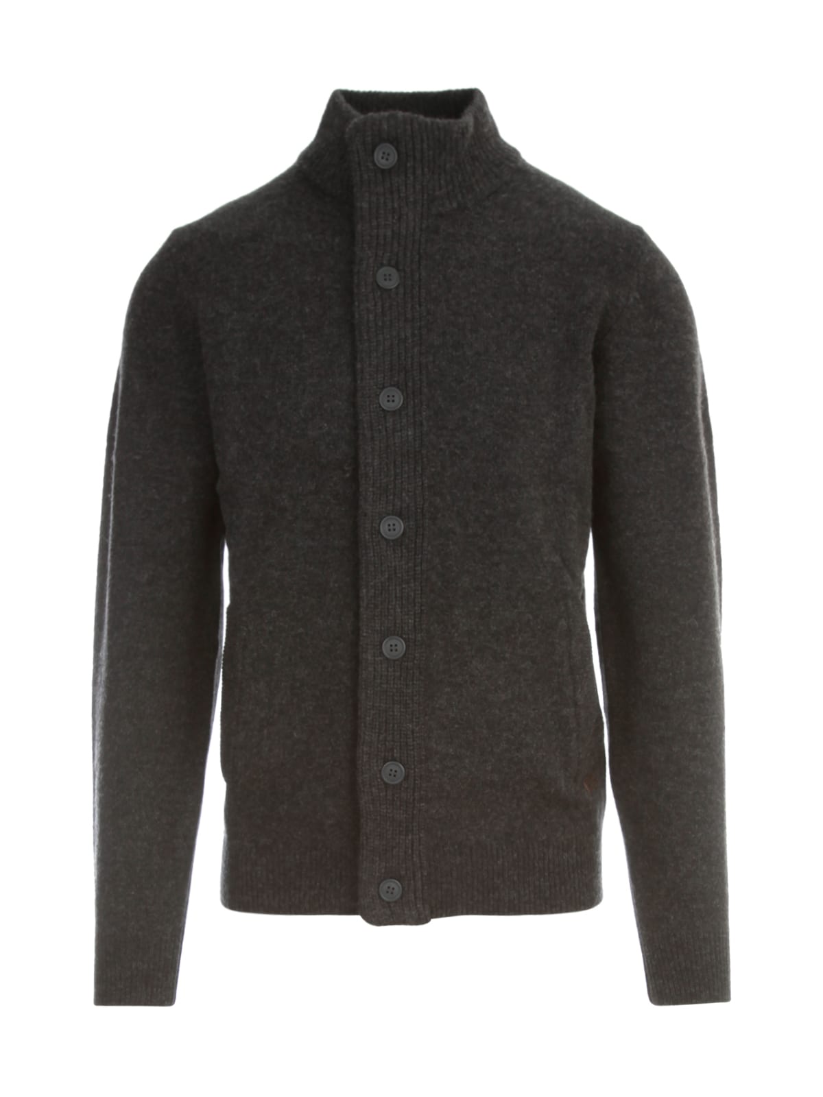 Logo Patch Knitted Cardigan