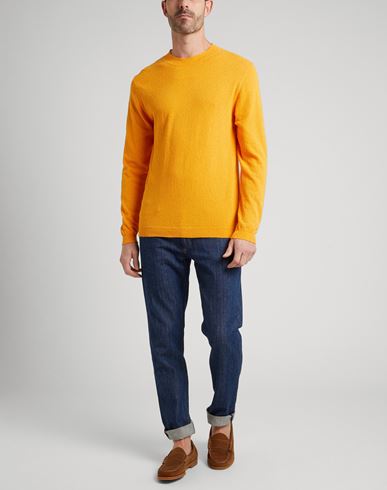 Man Sweater Orange