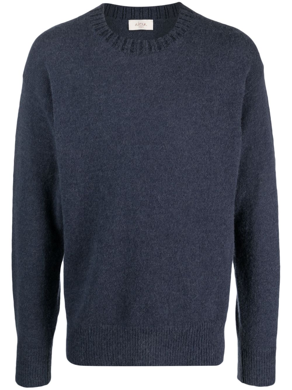 Crew-neck long-sleeve jumper - Blue