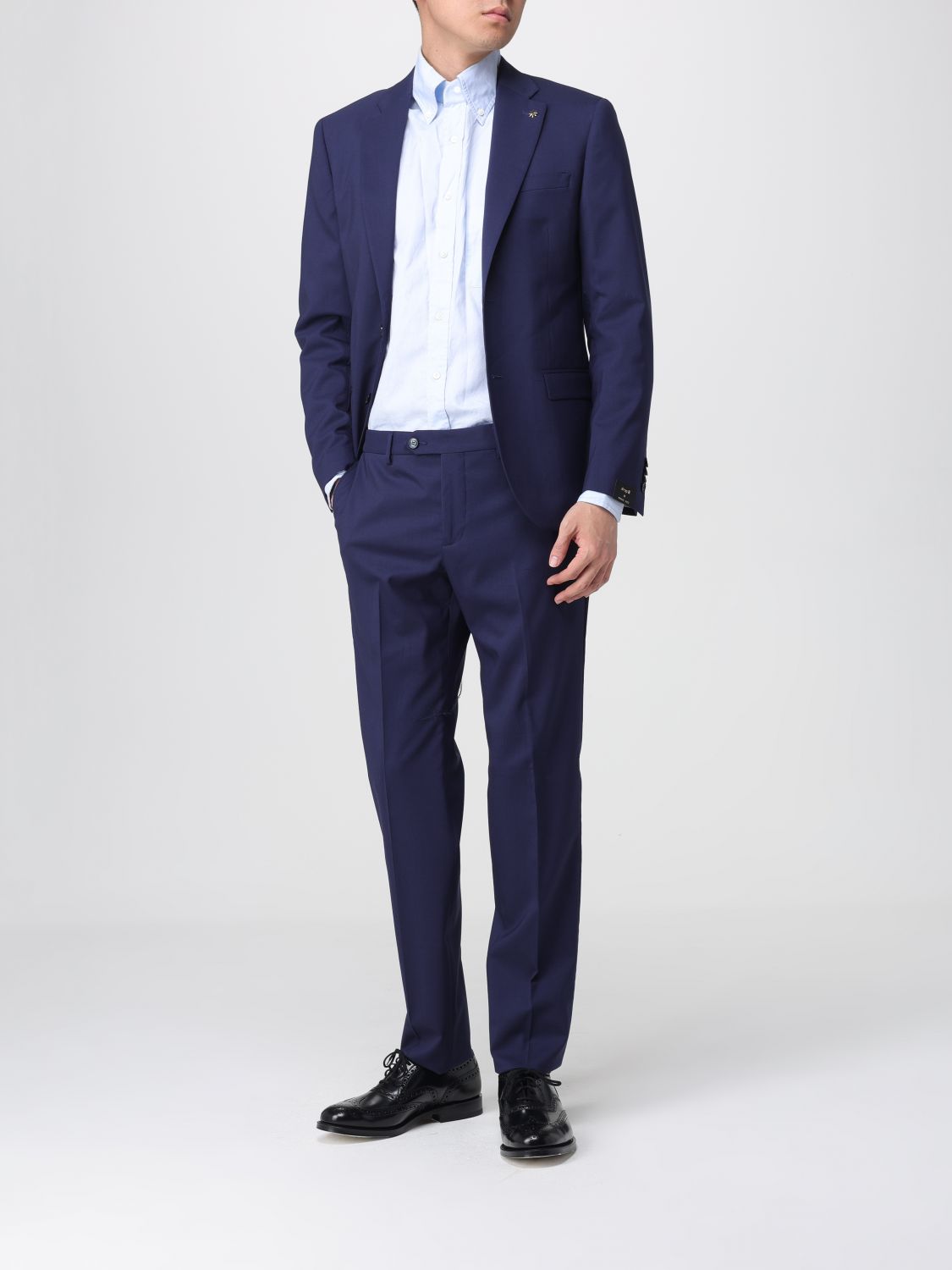 Suit Men color Blue