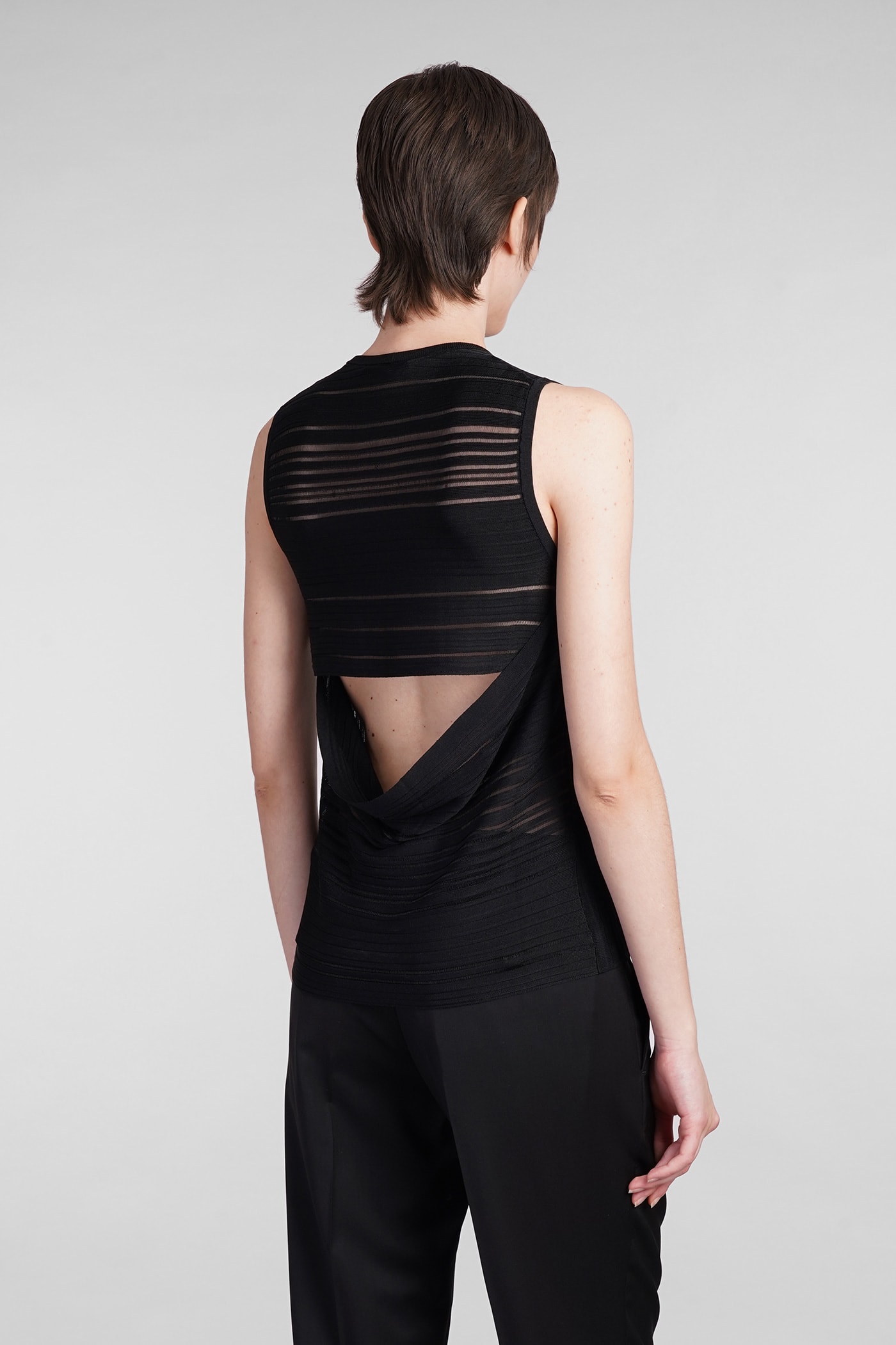 Topwear In Black Viscose