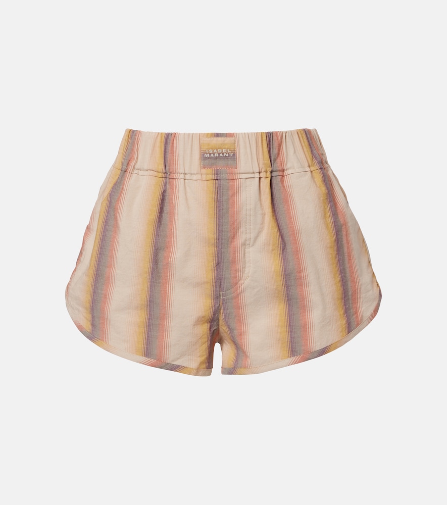 Melinea striped cotton shorts