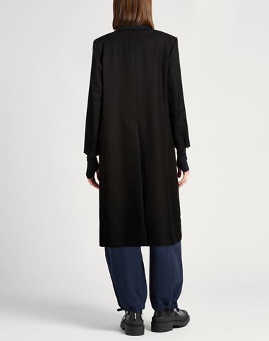 Woman Coat Black Size 4 Virgin Wool
