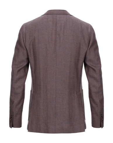 Man Blazer Brick Size 40 Wool, Linen, Cashmere