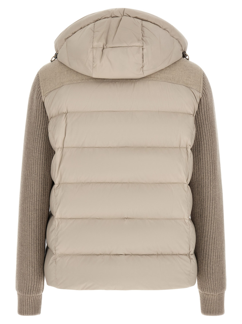 Moorer - allori hooded quilted down jacket