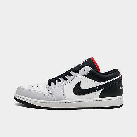 Men's Air Retro 1 Low Casual Shoes in Neutral Grey/Summit White/Infrared