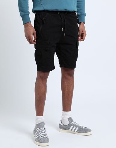 Man Shorts & Bermuda Shorts Black