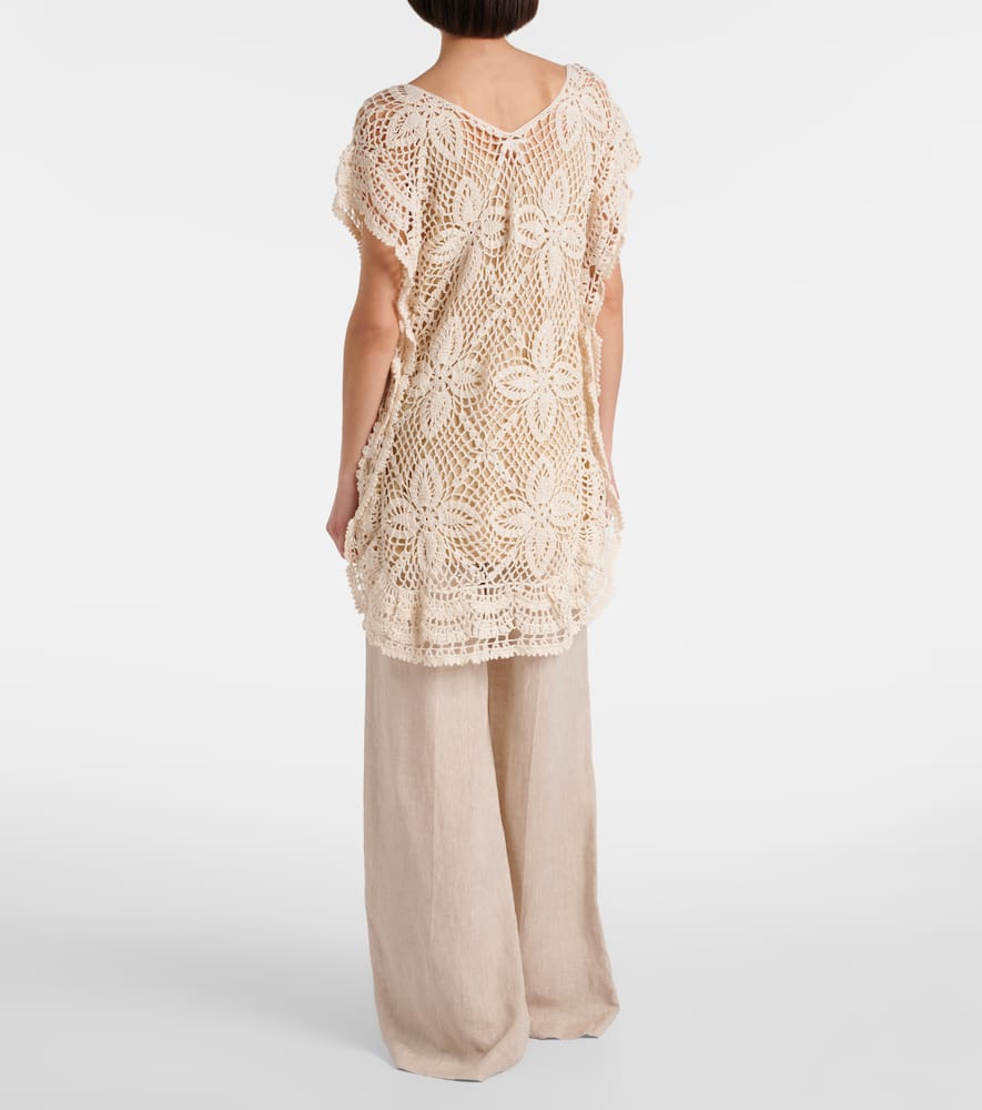 Crochet cotton beach dress