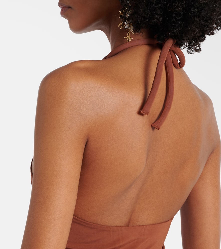 Parsec halterneck beach jumpsuit