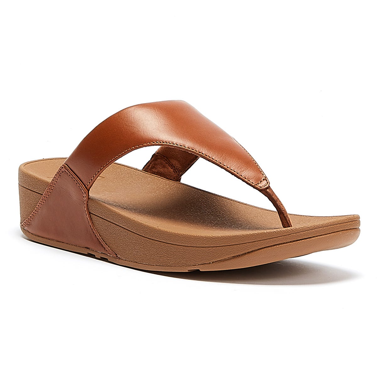 Fitflop Lulu Leather Womens Tan Sanda