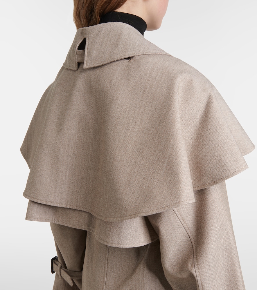 Billie virgin wool trench coat